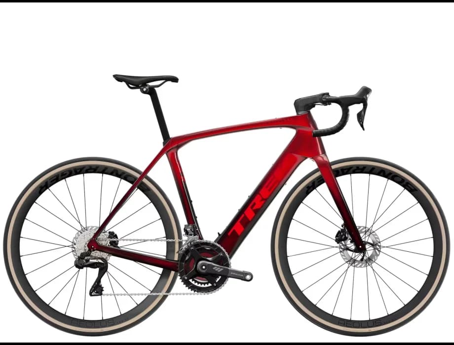 TREK Domane+ SLR 7 2026 Metallic Red Smoke'Red Carbon Smoke
