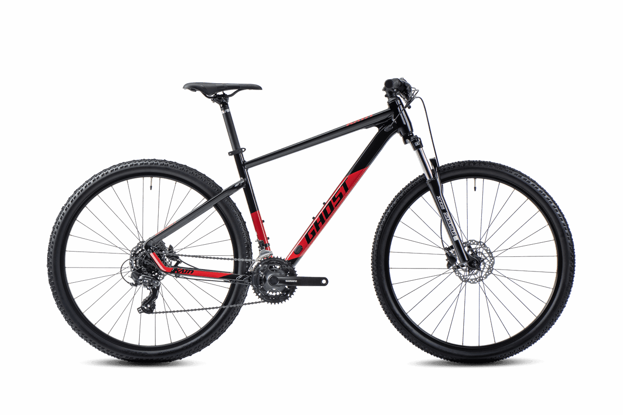 GHOST KATO 29  black/riot red - glossy