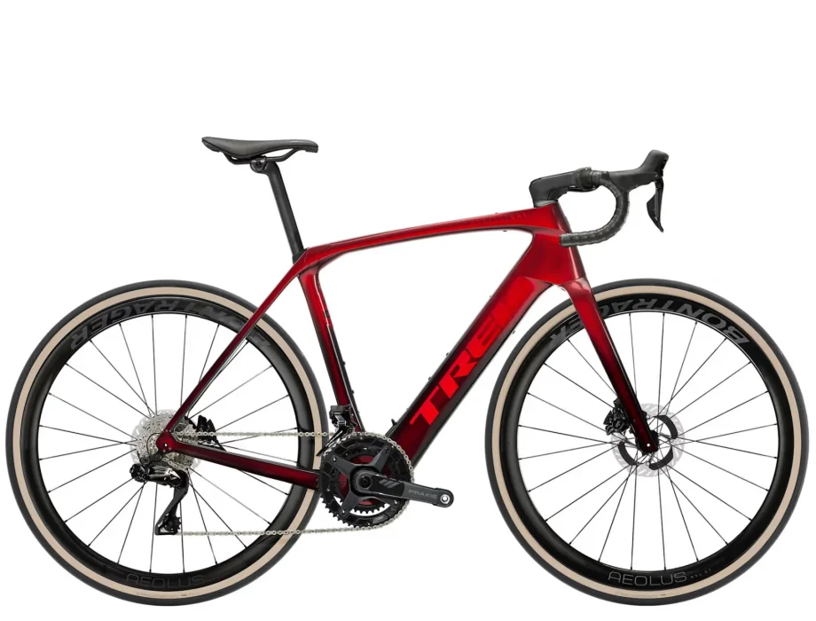 TREK Domane+ SLR 9 2026 Metallic Red Smoke'Red Carbon Smoke