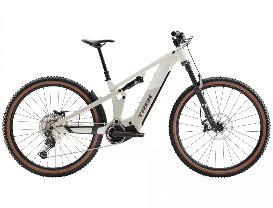 TREK Powerfly FS+ 6 Gen 4 2026 White'Buff Beige