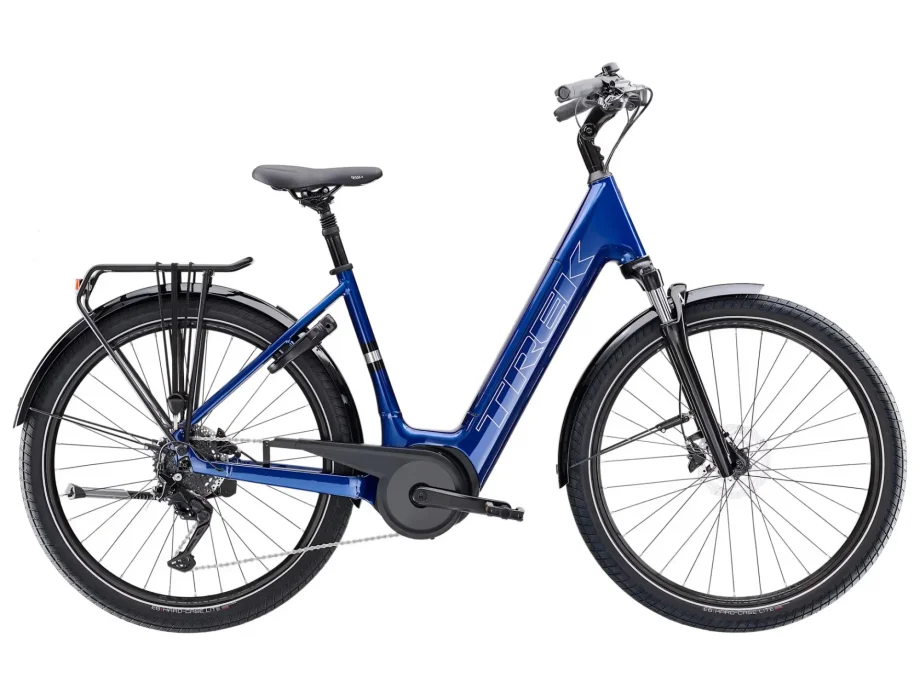 TREK Verve+ 3 Lowstep 545 Wh Gen 3 2026 Hex Blue