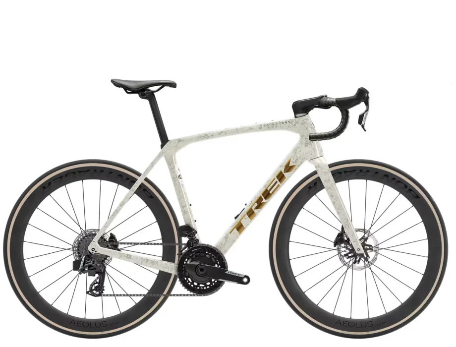 TREK Domane SLR 7 AXS Gen 4 2026 Era White'Supernova Marble